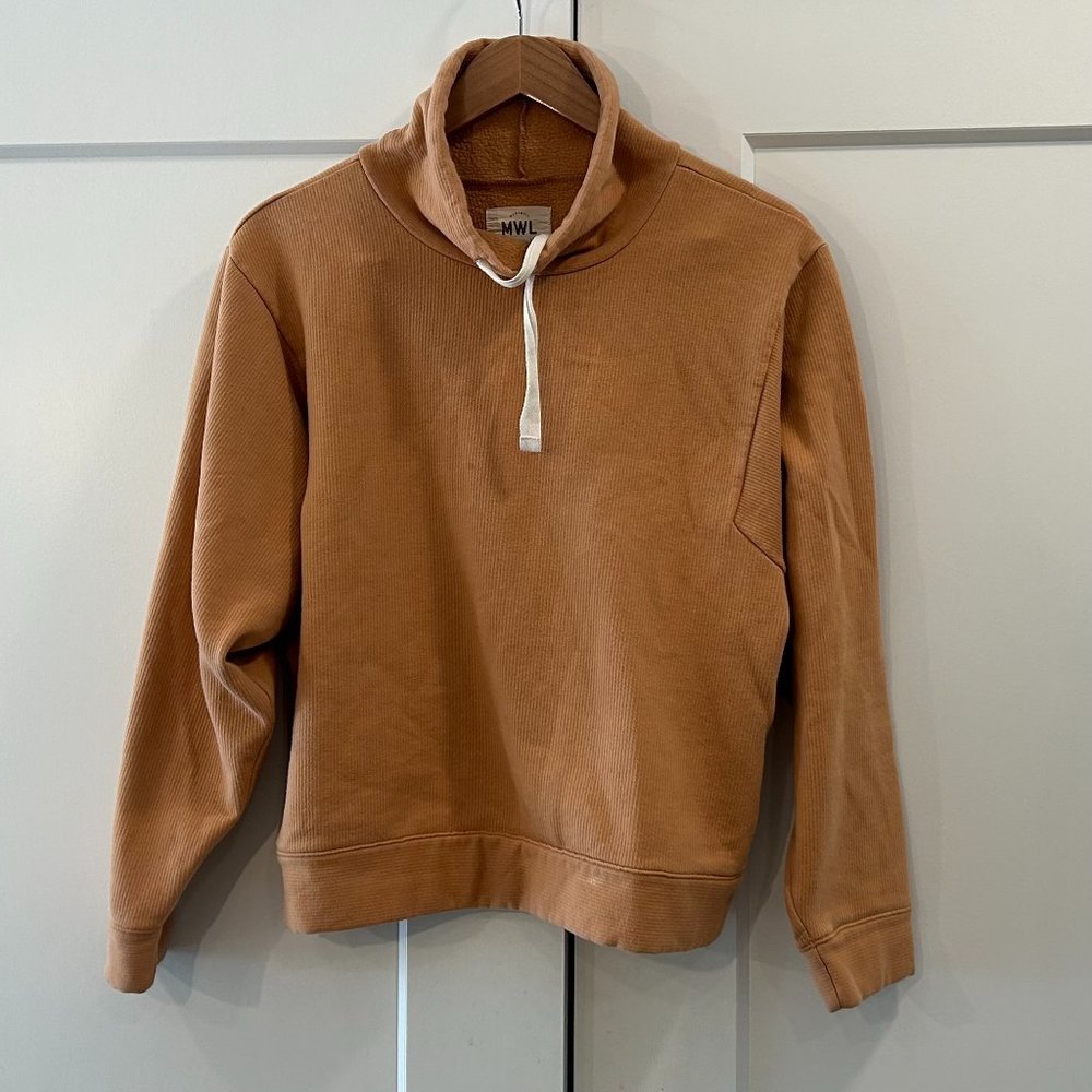 Tan Madewell Hoodie Sweatshirt Medium